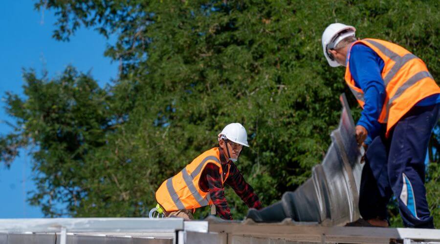 Professional metal roof installation in Charlotte, NC